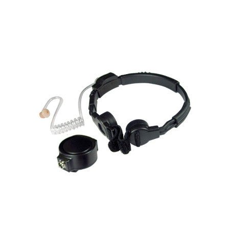 Tactical Throat Mic for Kenwood NX - 200, TK - 190 Series Portables - 49er Communications - Miner Mic