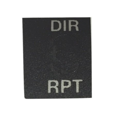 Top Plate DIR/RPT Sticker - DPHCMD and GPHCMD - 49er Communications - BK Technologies