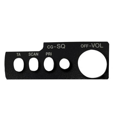 Top Plate TA/SCN/PRI Inlay - DPH, GPH, EPH Series Radios - 49er Communications - BK Technologies