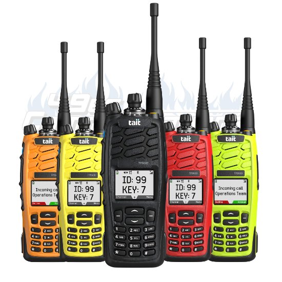 TP9600 Single Band, Full Keypad, P25 Portable Radio - 49er Communications - Tait