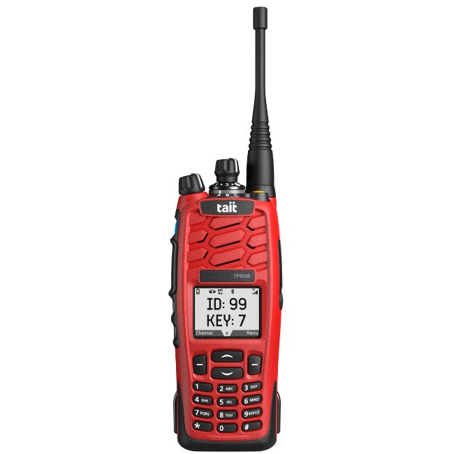 TP9600 Single Band, Full Keypad, P25 Portable Radio - 49er Communications - Tait