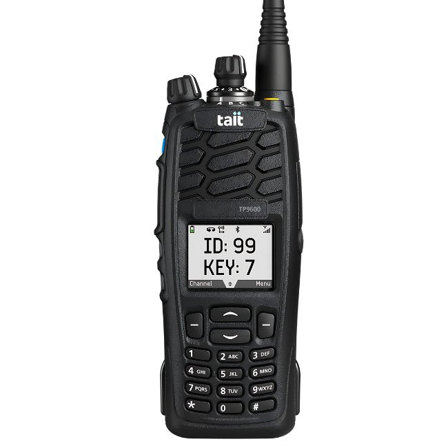 TP9600 Single Band, Full Keypad, P25 Portable Radio - 49er Communications - Tait