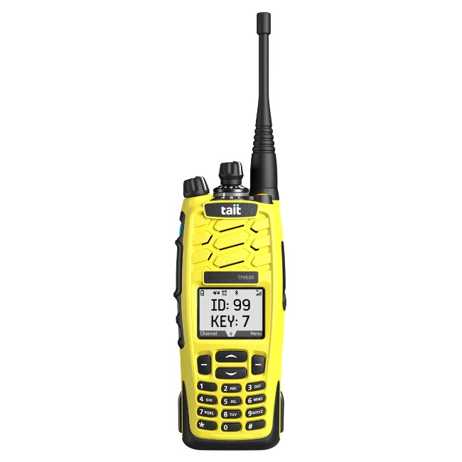 TP9600 Single Band, Full Keypad, P25 Portable Radio - 49er Communications - Tait