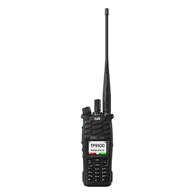 TP9900 Tait Multiprotocol Multiband P25 Portable Radio - 49er Communications - Tait