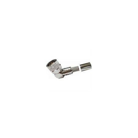 UHF Female, Crimp On Connector for RG58U or LMR195, RFU527 - 49er Communications - RF industries