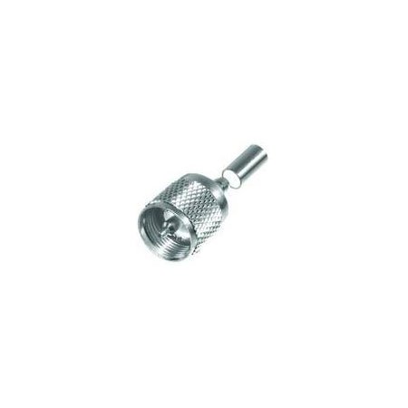 UHF Male, Crimp On Connector for LMR400 Coax - 49er Communications - RF industries