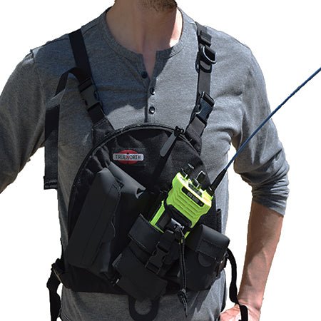 Universal, Adjustable Fit, Nylon Radio Chest Pack - 49er Communications - 49er Communications