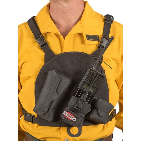 Universal, Adjustable Fit, Nylon Radio Chest Pack - 49er Communications - 49er Communications